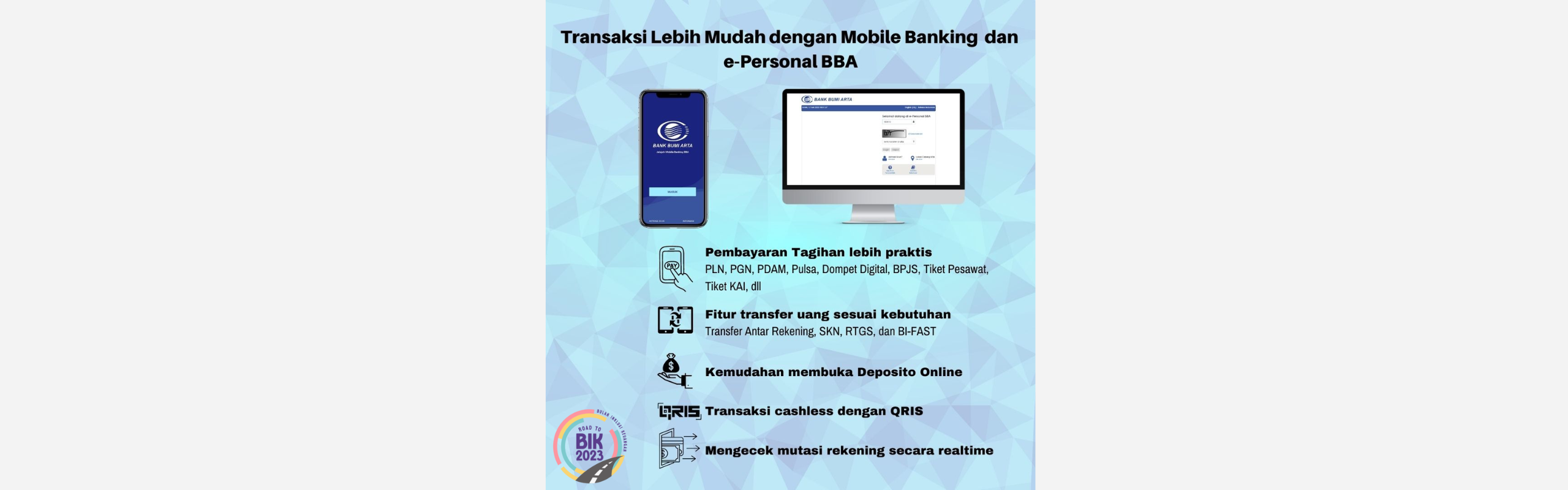 Slide banner